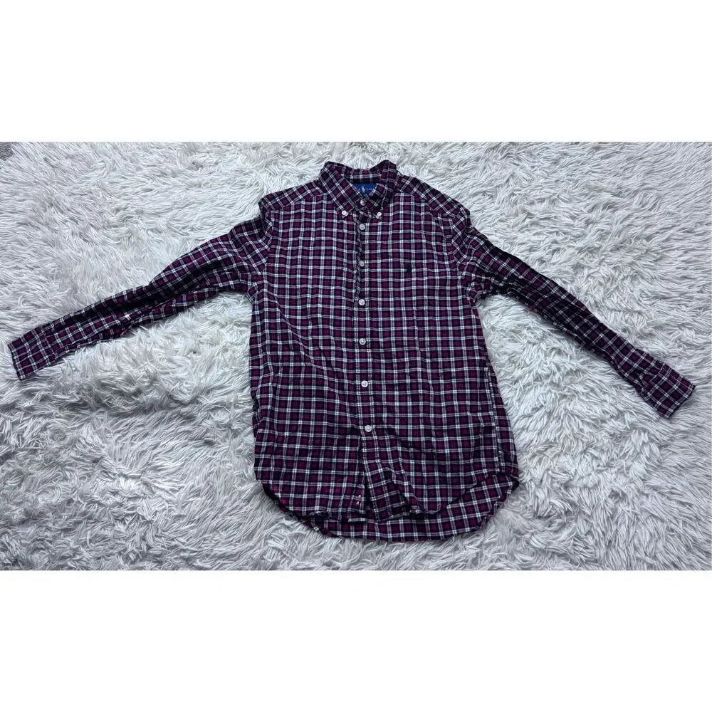 3 piece boys button down dress shirts & vest bundle size 10-12 by Ralph Lauren